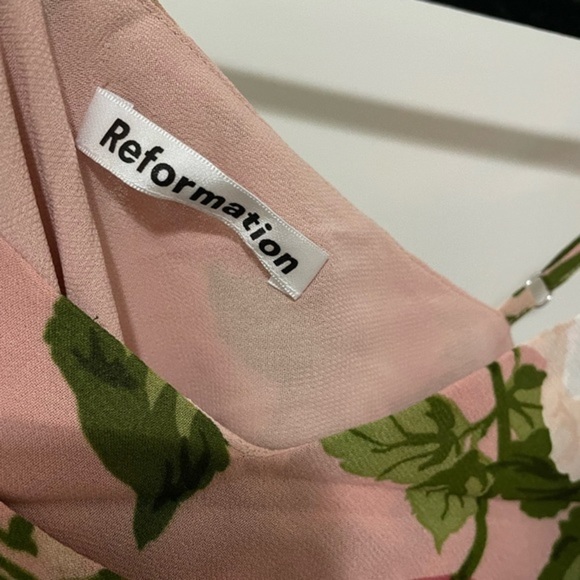 NWT Reformation Reya Dress Rose Garden - Picture 4 of 5